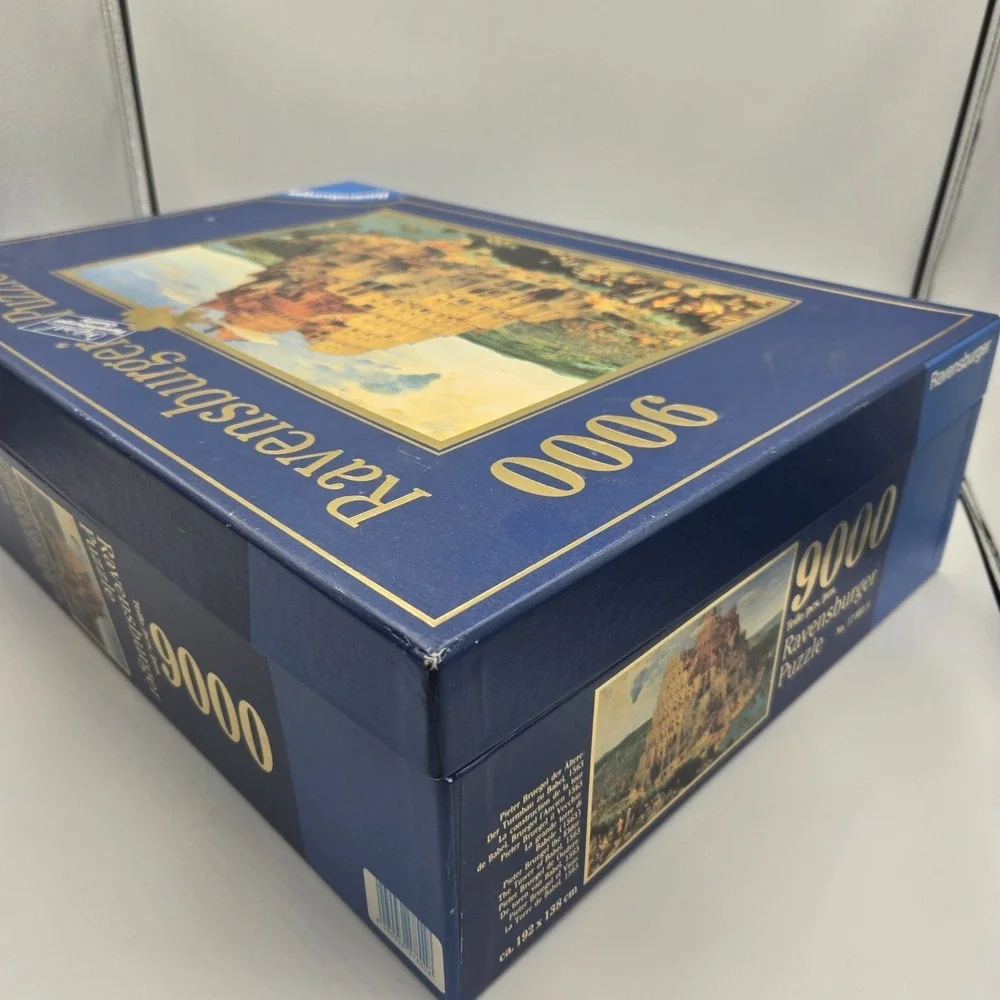 RARE Ravensburger 9000 Pieces Puzzle 192X138Cm‎ 1996 Tower Babel 178018 Bruegel